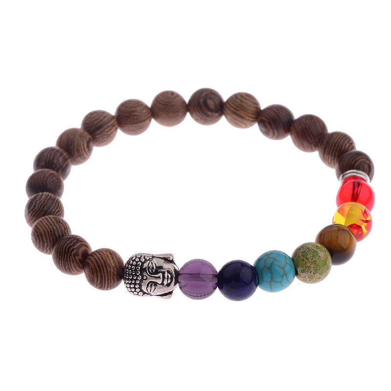 Peris Gems 002-1 Natural 8mm Wodd Bead Bracelets Unisex | Meditation Bracelet SHEIN Amazon Temu