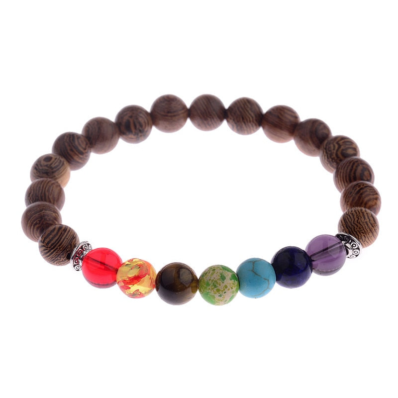 Peris Gems 002-3 Natural 8mm Wodd Bead Bracelets Unisex | Meditation Bracelet SHEIN Amazon Temu
