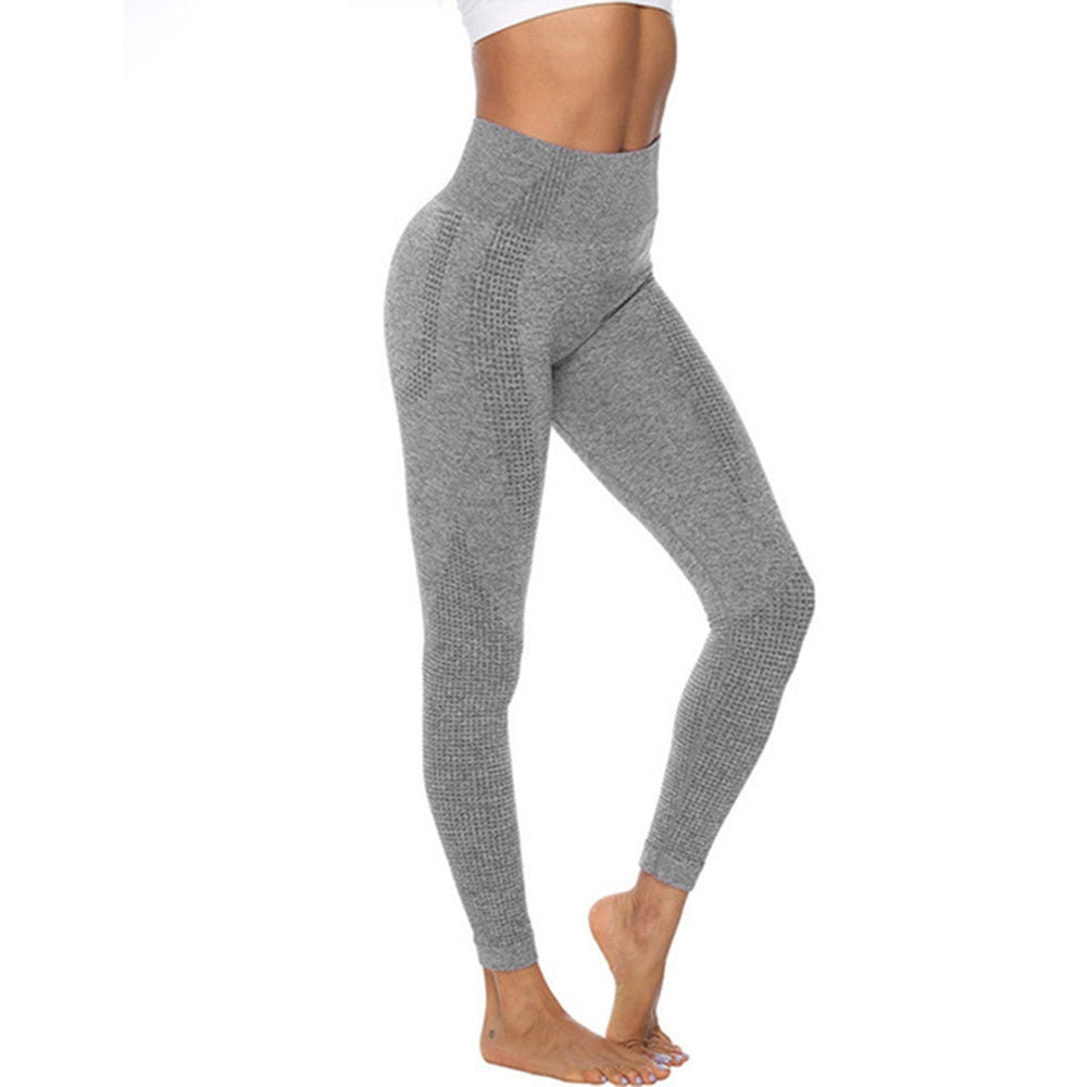 Peris Gems 01 Leggings Grey / L High Waist Seamless Leggings | Push Up Sport Leggins | Women&
