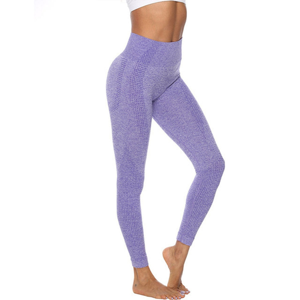 Peris Gems 01 Leggings Purple / M High Waist Seamless Leggings | Push Up Sport Leggins | Women&