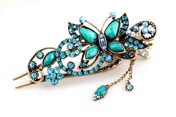 Peris Gems 02 Crystal Boho Bridal Hair Pins for Women | Butterfly Hair Clips Crystal Boho Bridal Hair Pins for Women Butterfly Hair Clips SHEIN Amazon Temu