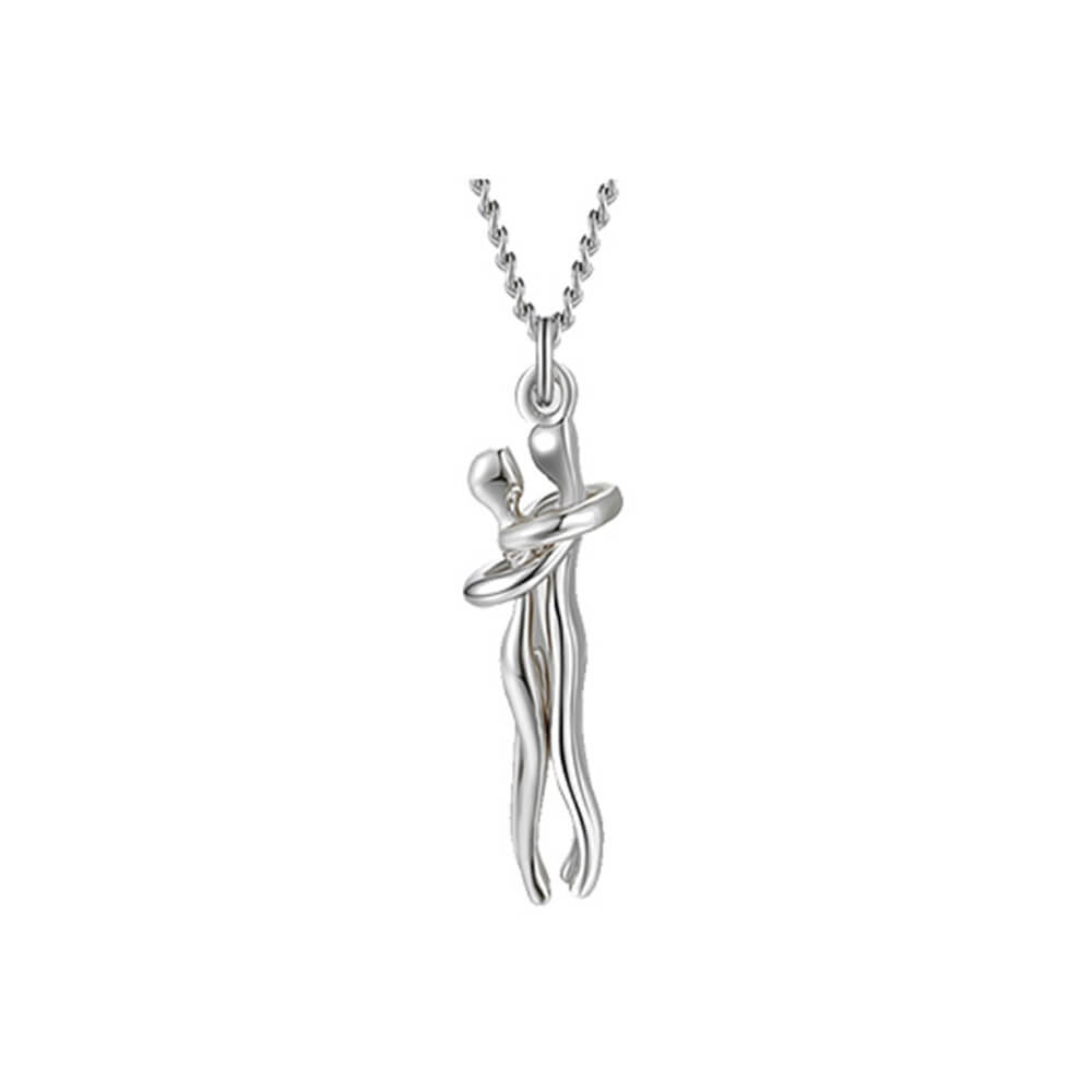 Peris Gems 03 Affectionate Hugging Pendant Necklace Unisex | Love Necklace SHEIN Amazon Temu