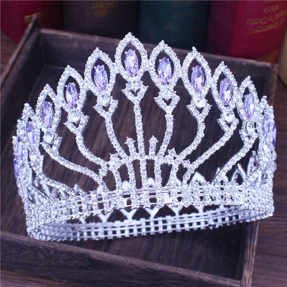 Peris Gems  03 Crystal Queen Wedding Tiara Crown | Women&