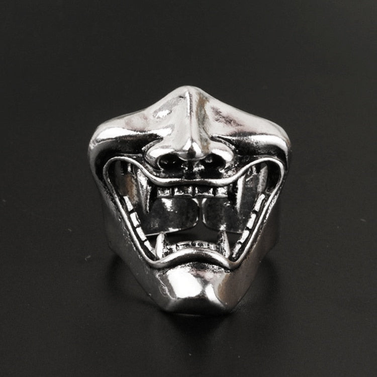 Peris Gems 03 Punk Skull Hannya Mask Rings | Open Rings SHEIN Amazon Temu