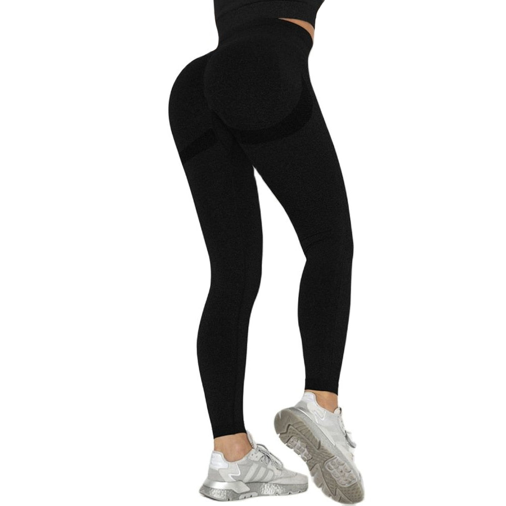 Peris Gems 03 Tights Black / M High Waist Seamless Leggings | Push Up Sport Leggins | Women&