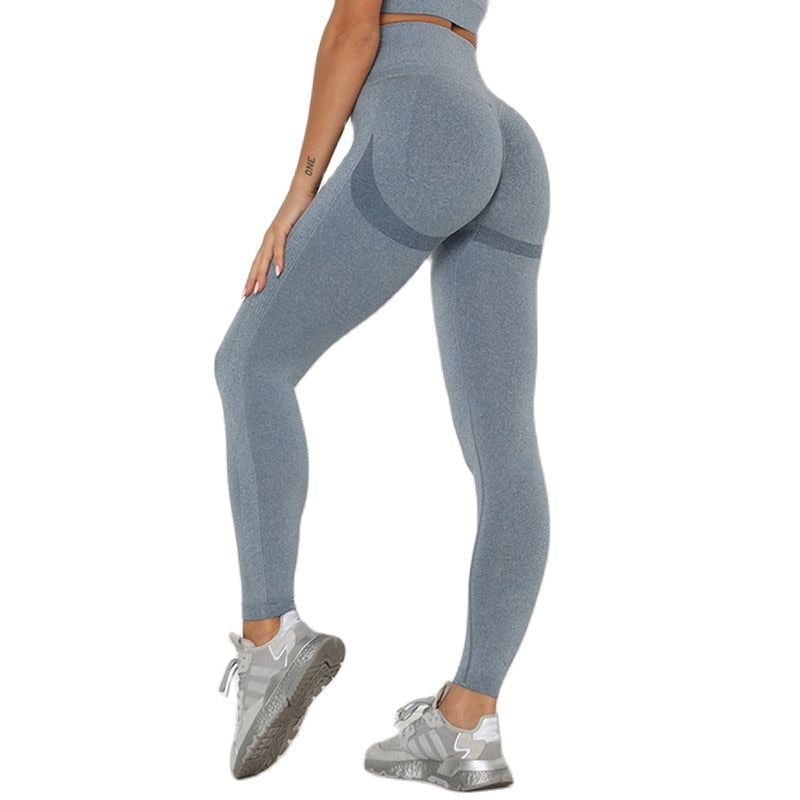 Peris Gems 03 Tights Gray blue / S High Waist Seamless Leggings | Push Up Sport Leggins | Women&