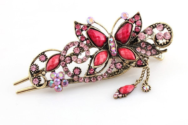 Peris Gems 04 Crystal Boho Bridal Hair Pins for Women | Butterfly Hair Clips Crystal Boho Bridal Hair Pins for Women Butterfly Hair Clips SHEIN Amazon Temu