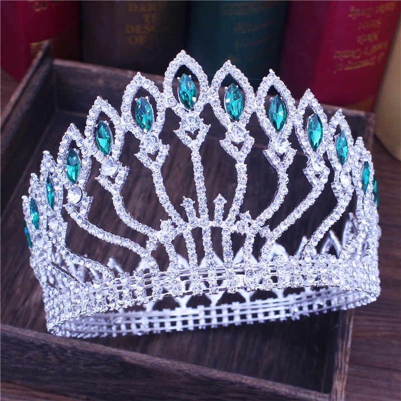 Peris Gems  05 Crystal Queen Wedding Tiara Crown | Women&