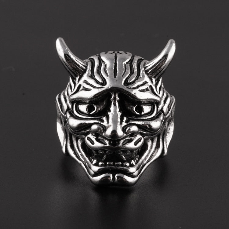 Peris Gems 05 Punk Skull Hannya Mask Rings | Open Rings SHEIN Amazon Temu