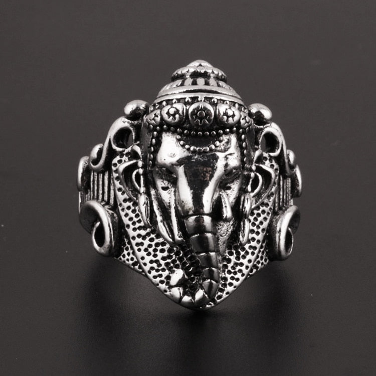 Peris Gems 06 Punk Skull Hannya Mask Rings | Open Rings SHEIN Amazon Temu