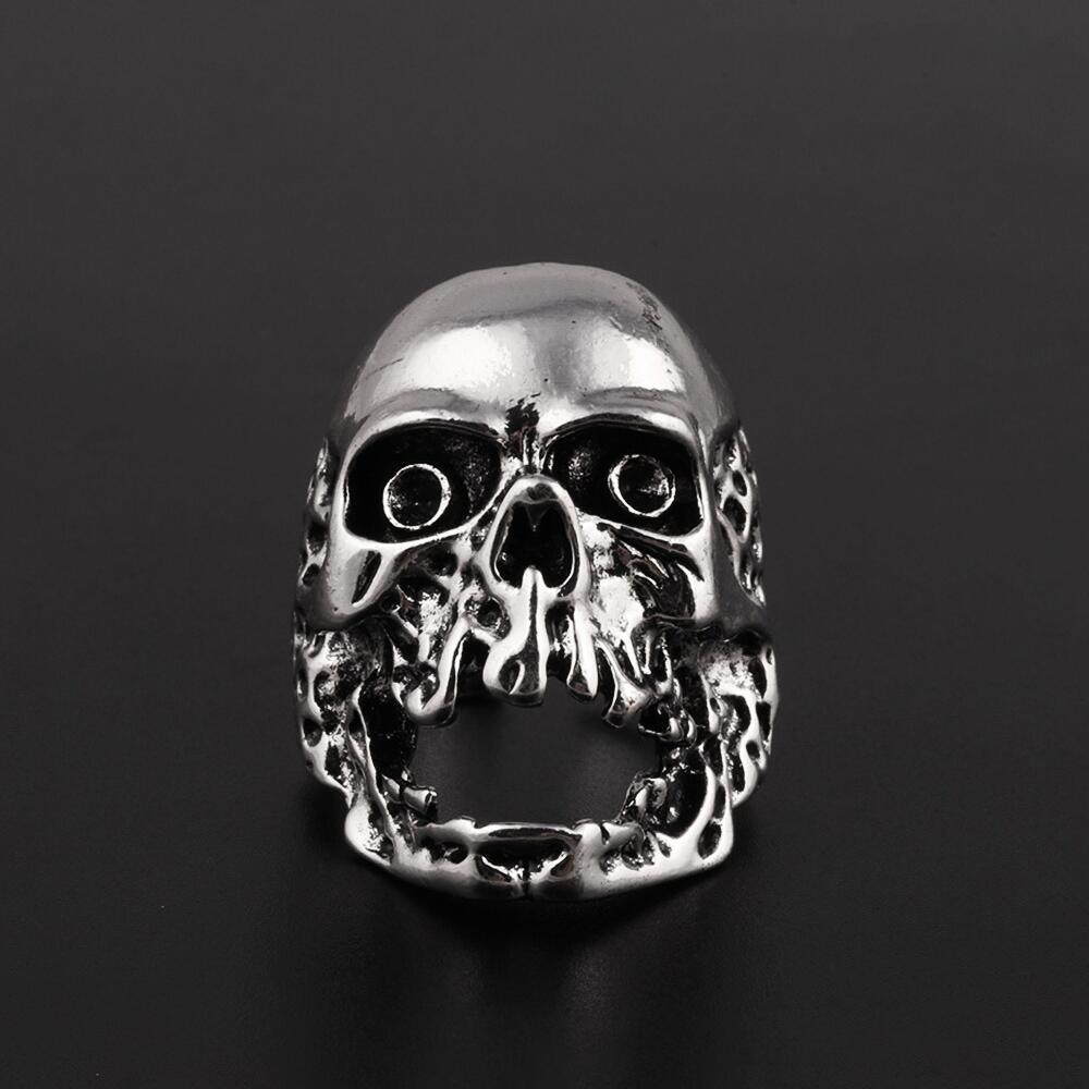 Peris Gems 08 Punk Skull Hannya Mask Rings | Open Rings SHEIN Amazon Temu