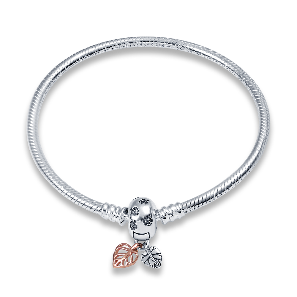 Peris Gems 1 / 17cm Sterling Charm Beads Bracelet for Women | Cute Silver Bracelets for Women SHEIN Amazon Temu