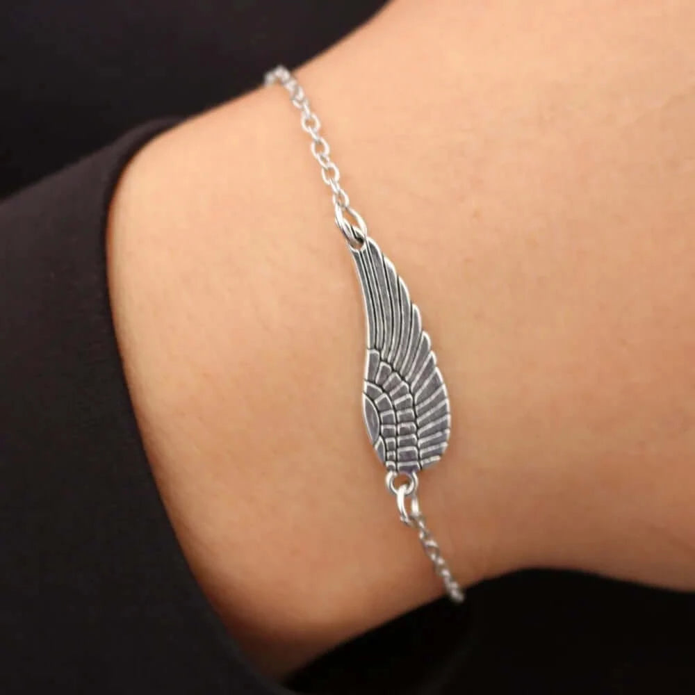 Peris Gems 1 Antique Angel Wing Bangle Bracelet for Women SHEIN Amazon Temu