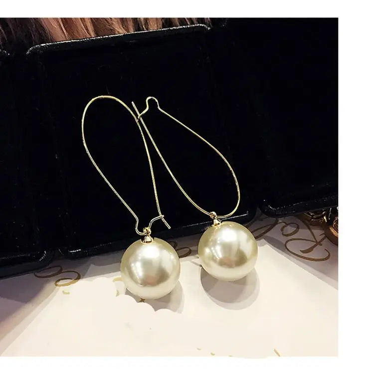 Peris Gems 1 Big Temperament Pearl Drop Dangle Earrings for Women SHEIN Amazon Temu