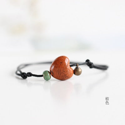 Peris Gems 1 Ceramic Heart Anklet for Women | Handmade Anklets for Women SHEIN Amazon Temu