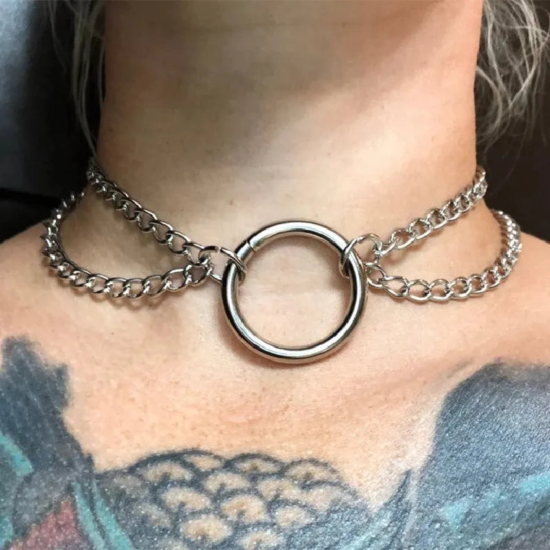 Peris Gems  1 Double Layered O Ring Choker Necklace for Women SHEIN Amazon Temu