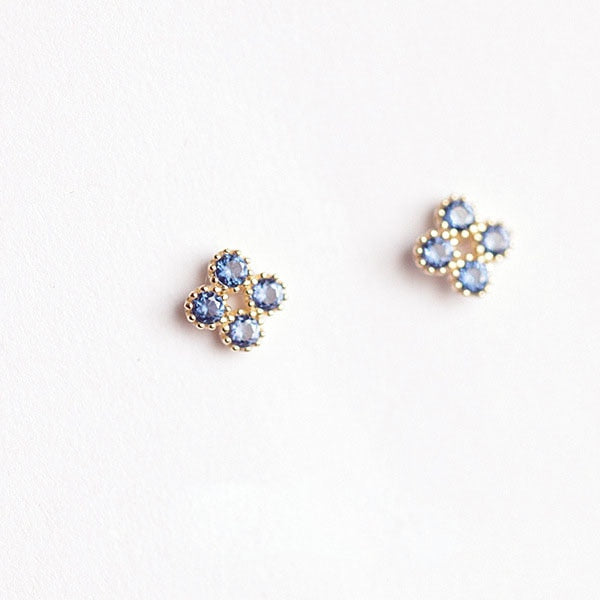 Peris Gems 1 / Gold Sterling Diamond Stud Earrings for Women | 14K Gold Earrings SHEIN Amazon Temu