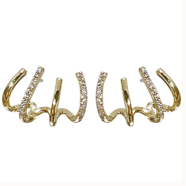 Peris Gems 1 Hammered Gold Earrings for Women | Gold Hoop Earrings SHEIN Amazon Temu