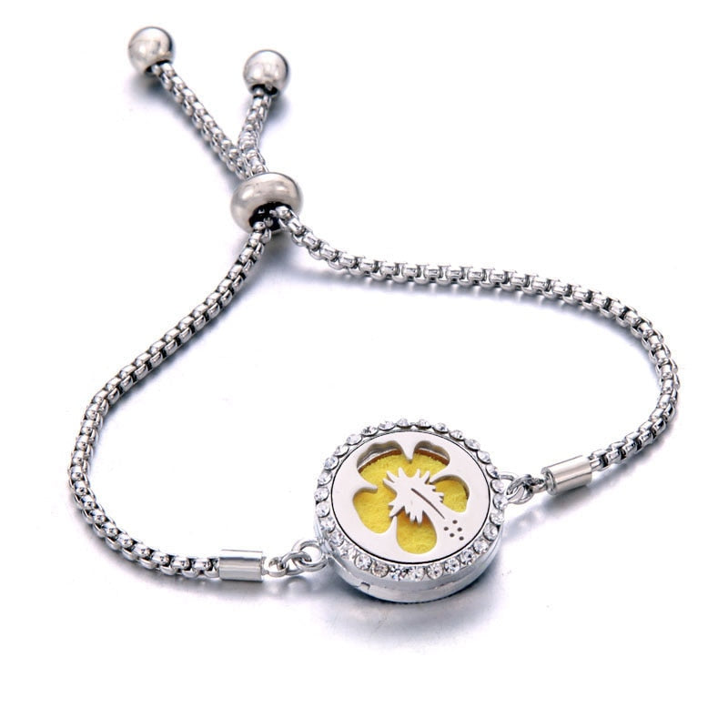 Peris Gems 1 Perfume Essential Diffuser Locket Bracelet | Adjustable Bangle Bracelets SHEIN Amazon Temu