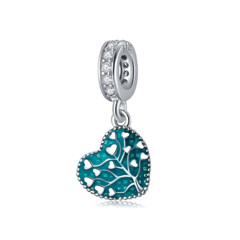 Peris Gems 1 Silver Enamel Heart Shaped Charms for Jewelry Making SHEIN Amazon Temu