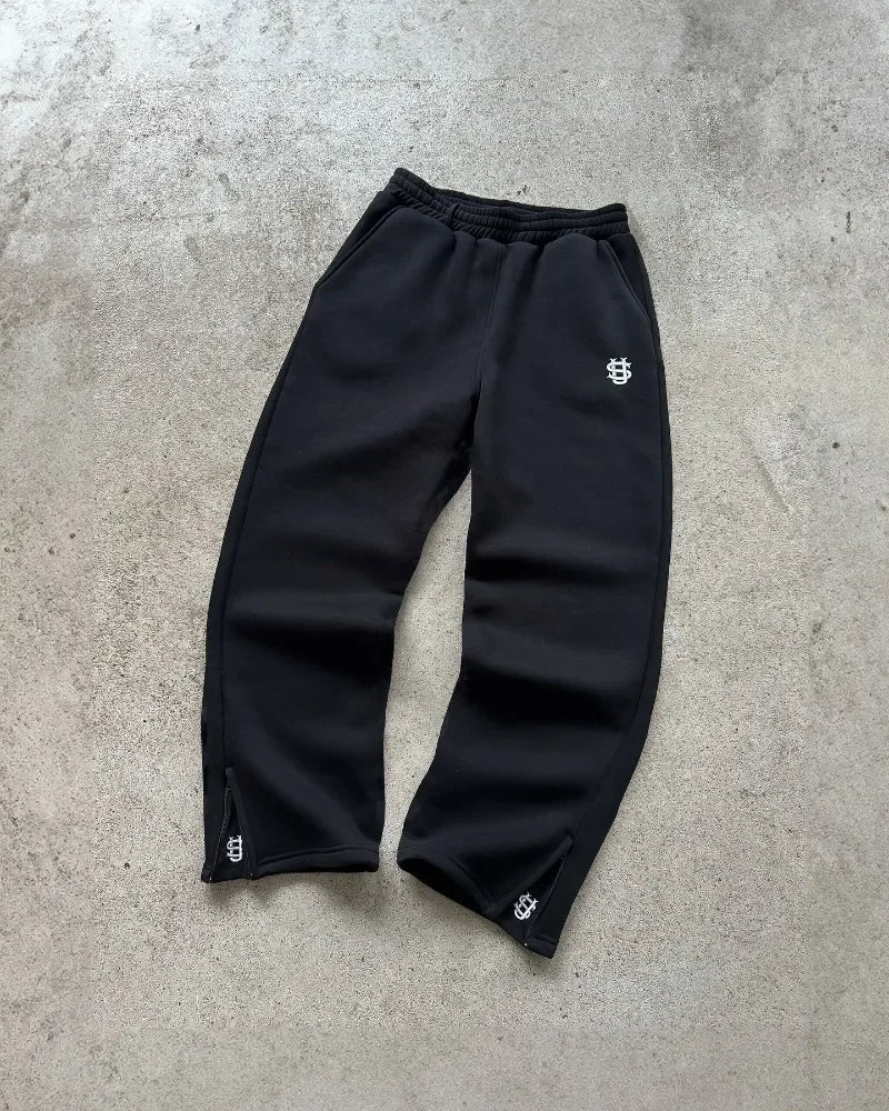 Peris Gems 1 / XXL Y2k retro loose straight pants men tracksuit pants personalized pant leg zipper embroidery design hip hop Harajuku casual pants Y2k retro loose straight pants men tracksuit pants personalized pant leg zipper embroidery design hip hop Harajuku casual pants SHEIN Amazon Temu