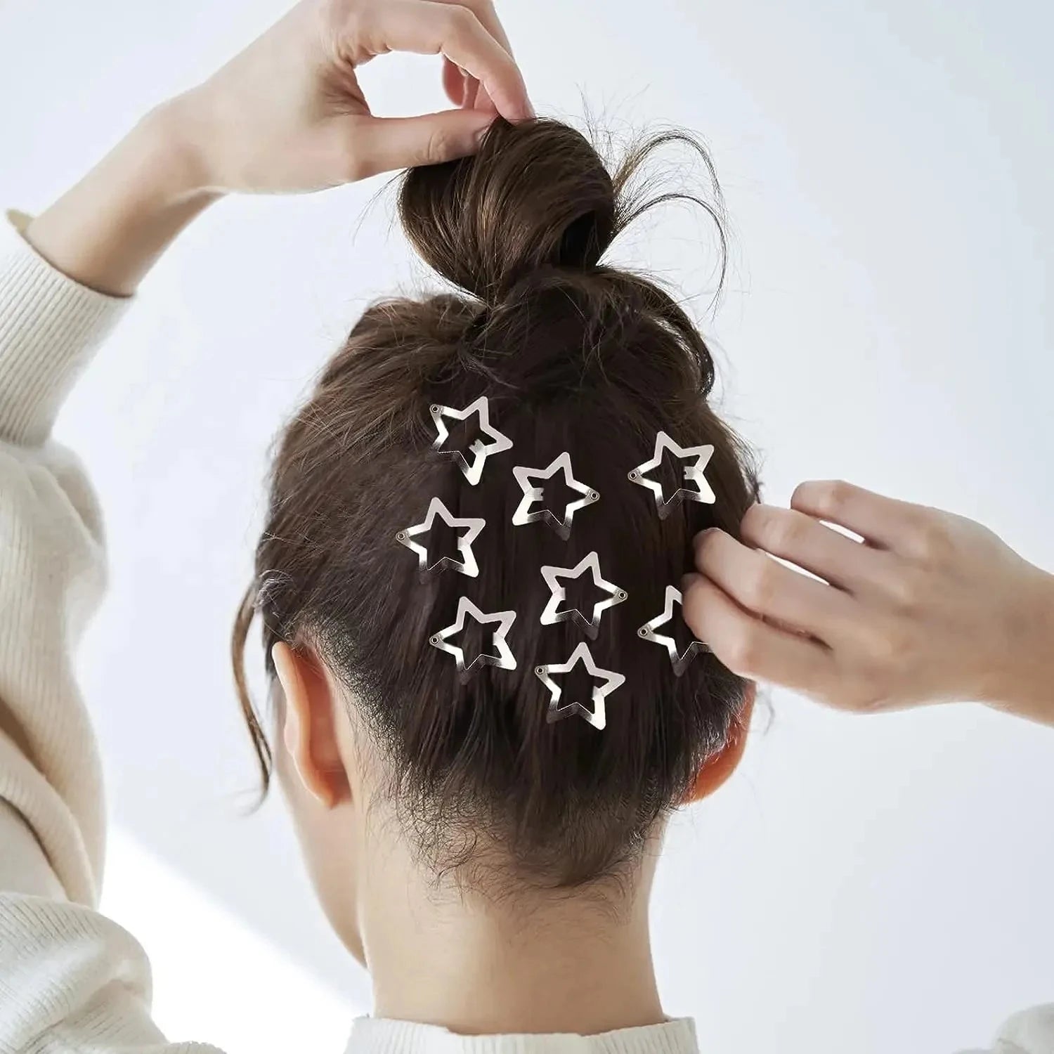 Peris Gems 10/25/50/100/200pcs Y2K Silver Star Hair Clips for Girls Metal Snap Clip Hairpins Barrettes Hair Grip Jewel Hair Accessories 10/25/50/100/200pcs Y2K Silver Star Hair Clips for Girls Metal Snap Clip Hairpins Barrettes Hair Grip Jewel Hair Accessories SHEIN Amazon Temu