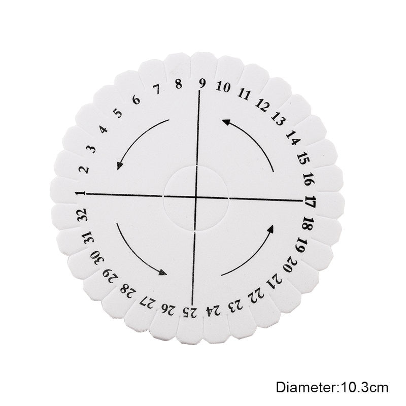 Peris Gems 10.3x10.3cm / Grey Flocked Bead Measuring & Designing Board for Jewelry DIY Crafts Flocked Bead Measuring & Designing Board for Jewelry DIY SHEIN Amazon Temu