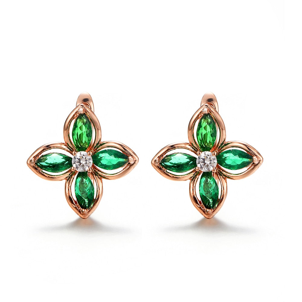 Peris Gems 10 Diamond Flower Stud Earrings for Women | Gold Diamond Stud Earrings SHEIN Amazon Temu