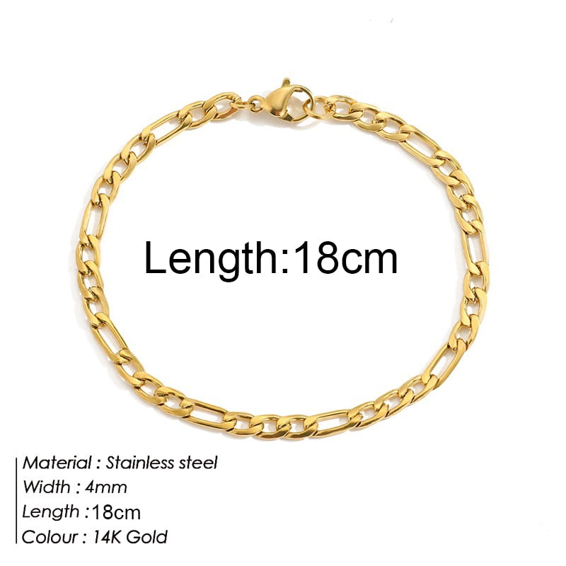 Peris Gems 10 Gold Twist Snake Chain Bracelet | Stainless Steel Bracelets SHEIN Amazon Temu
