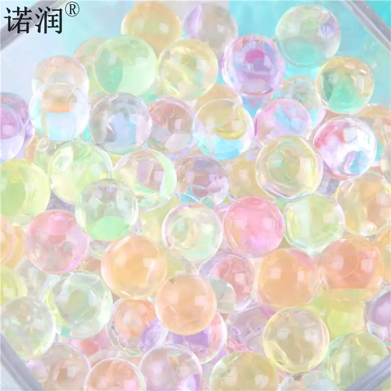 Peris Gems 10000 Pcs/Bag Home Decor Pearl Shaped Crystal Soil Water Beads Bio Gel Ball For Flower/Weeding Mud Grow Magic Jelly Balls SHEIN Amazon Temu
