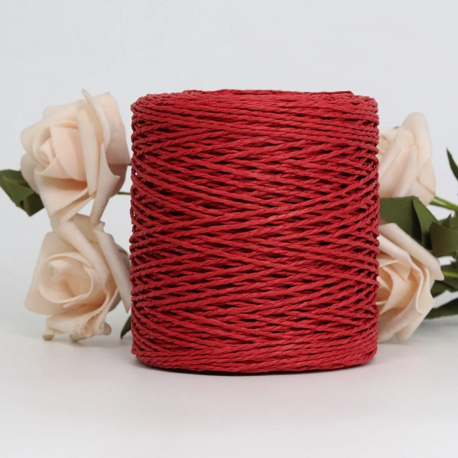 Peris Gems 100g/ball Raffia Yarn Kintting Paper Straw Yarn for Crocheting Hat Fancy Yarn Flower Packing Summer Fashion Handmade Material SHEIN Amazon Temu
