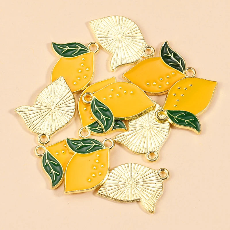 Peris Gems 10pcs 1 10Pcs Enamel Orange Charms for Earrings Pendants Necklaces Fruit Tangerine Charms Handmade DIY Jewelry Making Accessories SHEIN Amazon Temu