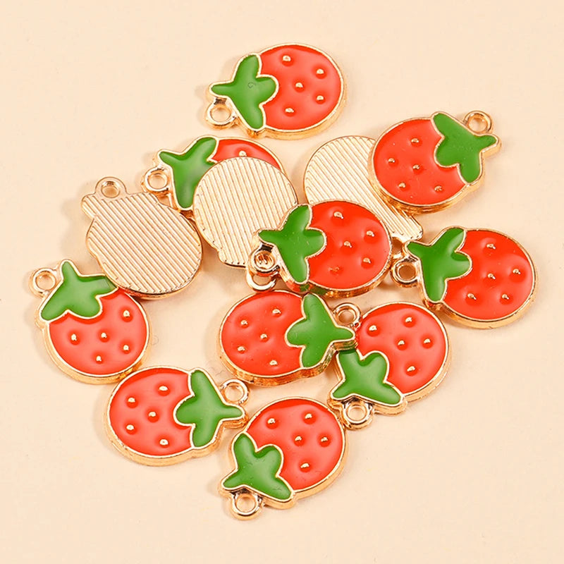 Peris Gems 10pcs 10 10Pcs Enamel Orange Charms for Earrings Pendants Necklaces Fruit Tangerine Charms Handmade DIY Jewelry Making Accessories SHEIN Amazon Temu