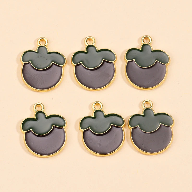Peris Gems 10pcs 11 10Pcs Enamel Orange Charms for Earrings Pendants Necklaces Fruit Tangerine Charms Handmade DIY Jewelry Making Accessories SHEIN Amazon Temu
