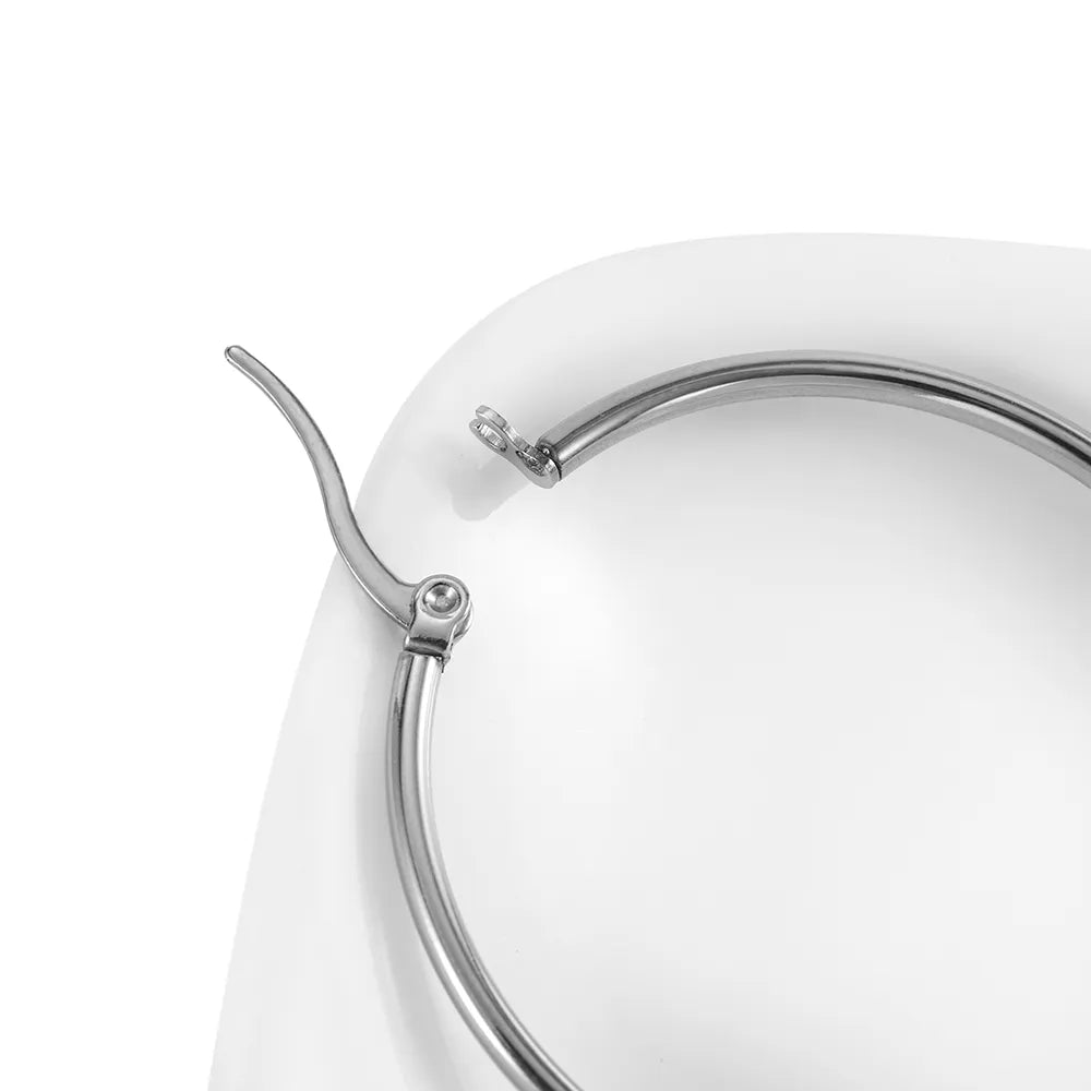 Peris Gems 10Pcs 15-50mm Stainless Steel Earrings Open Earring Hooks Base Ear Ring Drops DIY Dangle Earring Jewelry Making Accessories SHEIN Amazon Temu