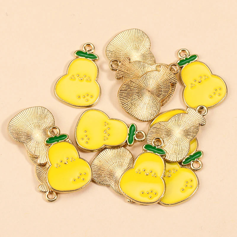 Peris Gems 10pcs 8 10Pcs Enamel Orange Charms for Earrings Pendants Necklaces Fruit Tangerine Charms Handmade DIY Jewelry Making Accessories SHEIN Amazon Temu