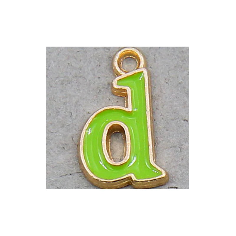 Peris Gems 10pcs D 10pcs 10mm English Alphabet Pendant Enamel Charms Initial Letter Pendants For Jewelry Making Handmade DIY Bracelet Earrings SHEIN Amazon Temu