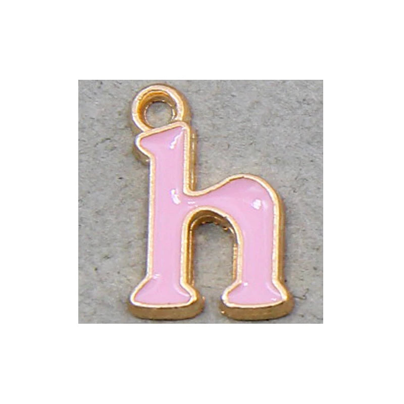 Peris Gems 10pcs H 10pcs 10mm English Alphabet Pendant Enamel Charms Initial Letter Pendants For Jewelry Making Handmade DIY Bracelet Earrings SHEIN Amazon Temu