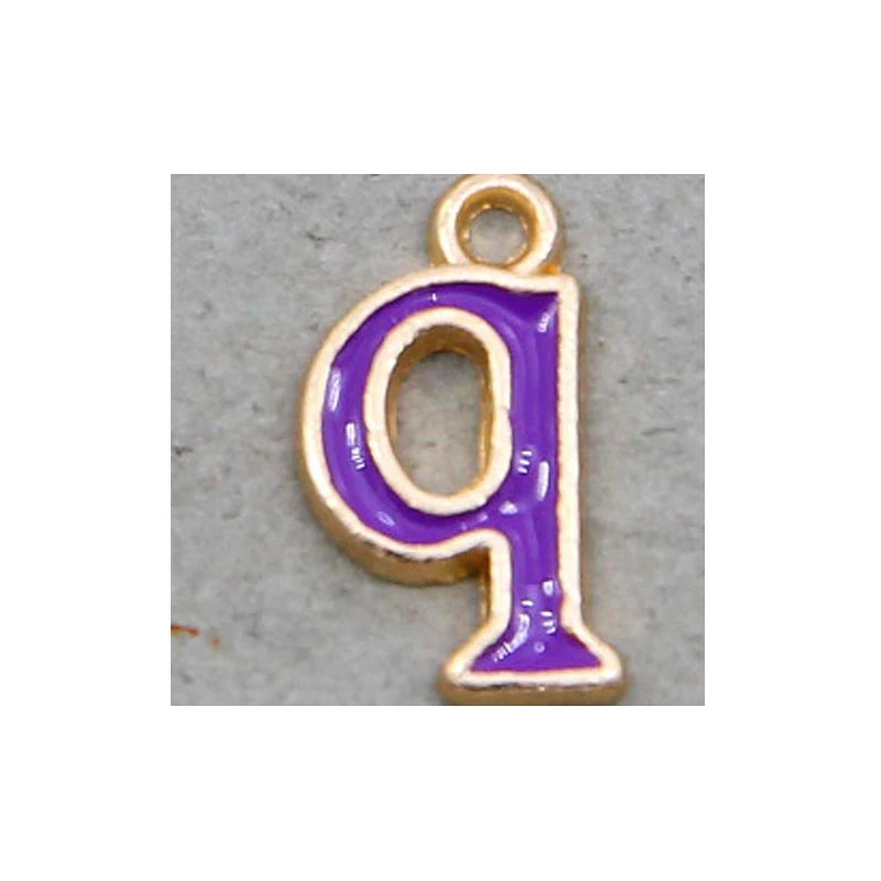 Peris Gems 10pcs Q 10pcs 10mm English Alphabet Pendant Enamel Charms Initial Letter Pendants For Jewelry Making Handmade DIY Bracelet Earrings SHEIN Amazon Temu