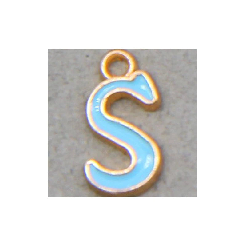 Peris Gems 10pcs S 10pcs 10mm English Alphabet Pendant Enamel Charms Initial Letter Pendants For Jewelry Making Handmade DIY Bracelet Earrings SHEIN Amazon Temu
