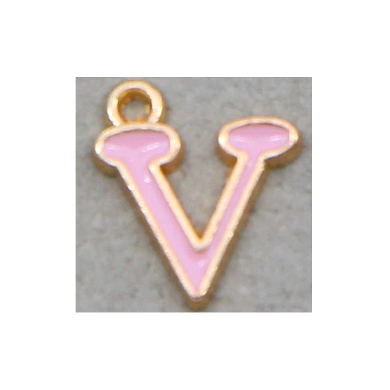 Peris Gems 10pcs V 10pcs 10mm English Alphabet Pendant Enamel Charms Initial Letter Pendants For Jewelry Making Handmade DIY Bracelet Earrings SHEIN Amazon Temu