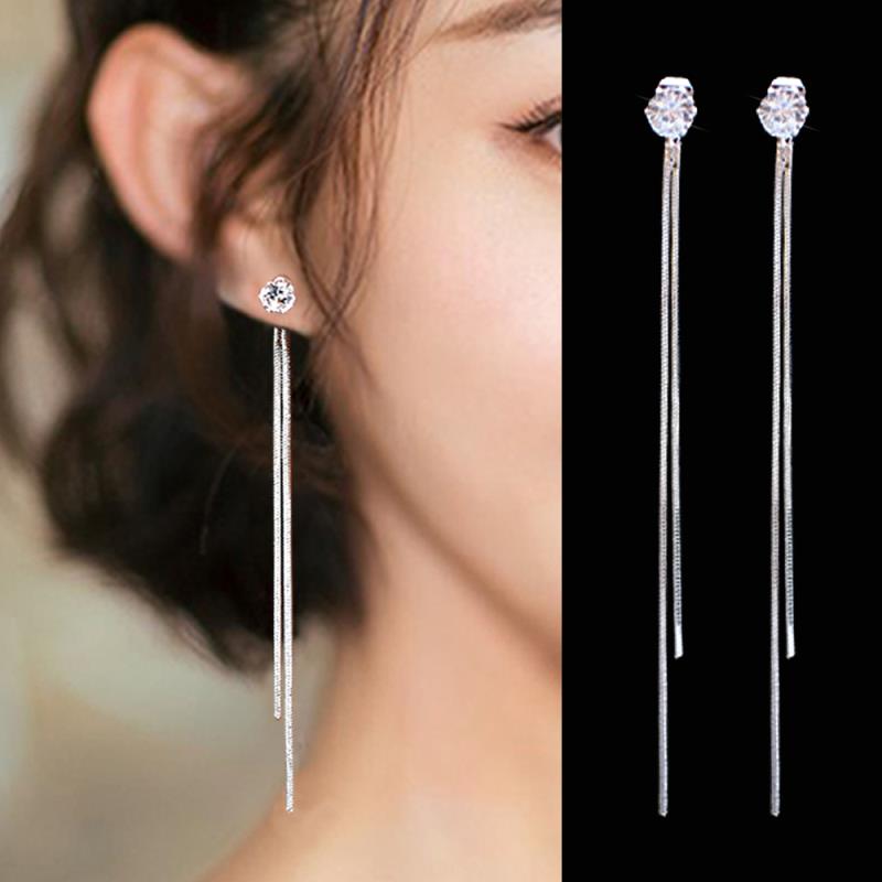 Peris Gems 11 Elegant Long Tassel Earrings for Women | Gold Silver Diamond Earrings SHEIN Amazon Temu