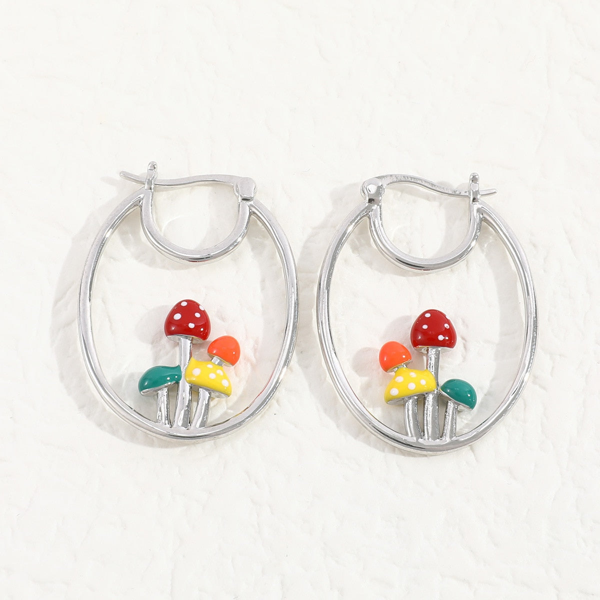 Peris Gems 11 Mushroom Hoop Butterfly Earrings for Women | Gold Silver Trendy Designer Earrings for Women SHEIN Amazon Temu