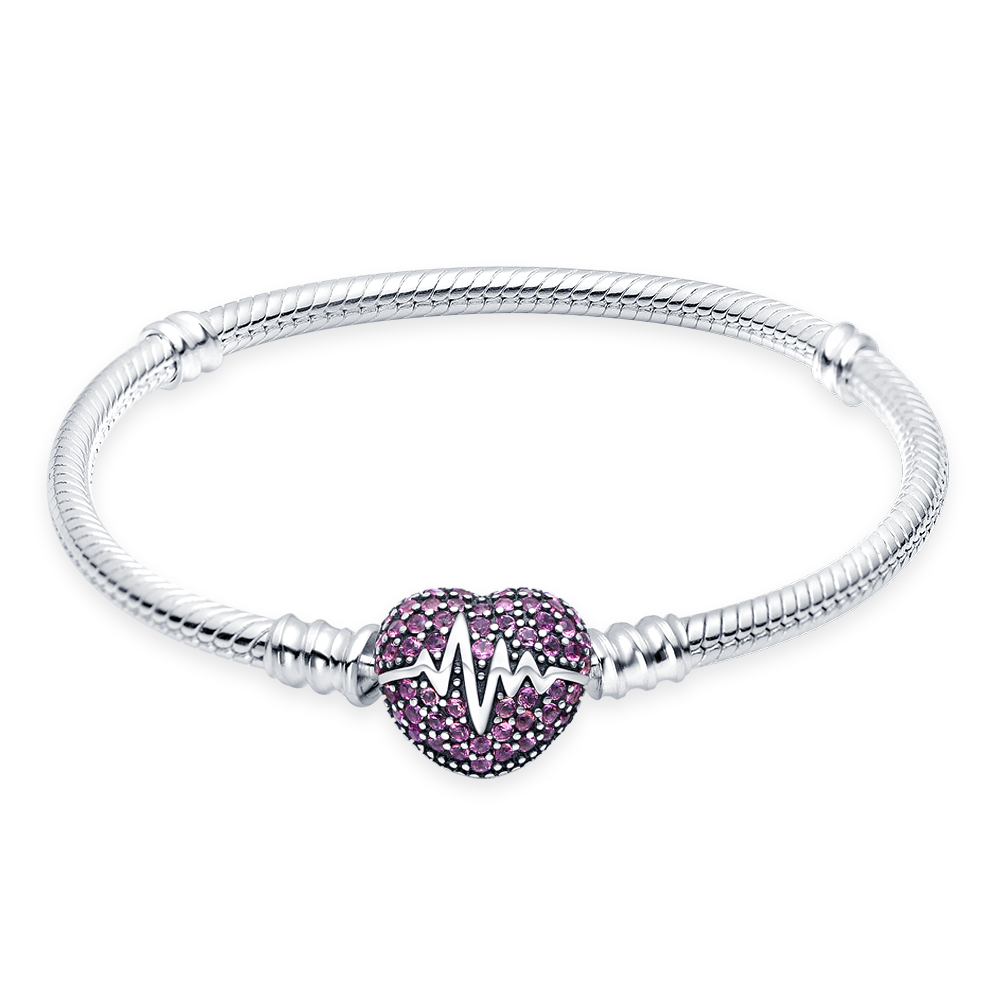Peris Gems 12 / 17cm Sterling Charm Beads Bracelet for Women | Cute Silver Bracelets for Women SHEIN Amazon Temu