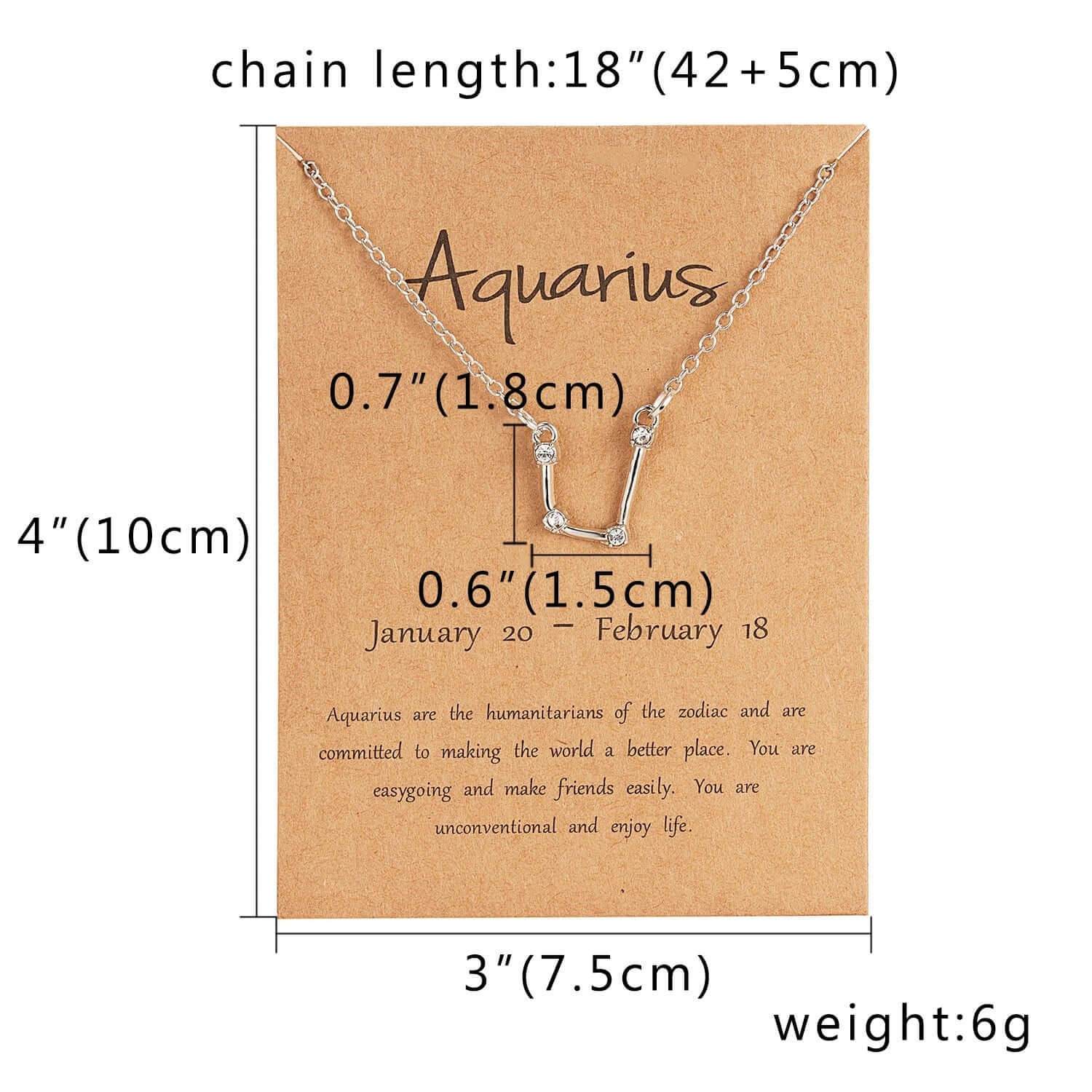 Peris Gems 12 Constellation Zodiac Sign Necklace SHEIN Amazon Temu