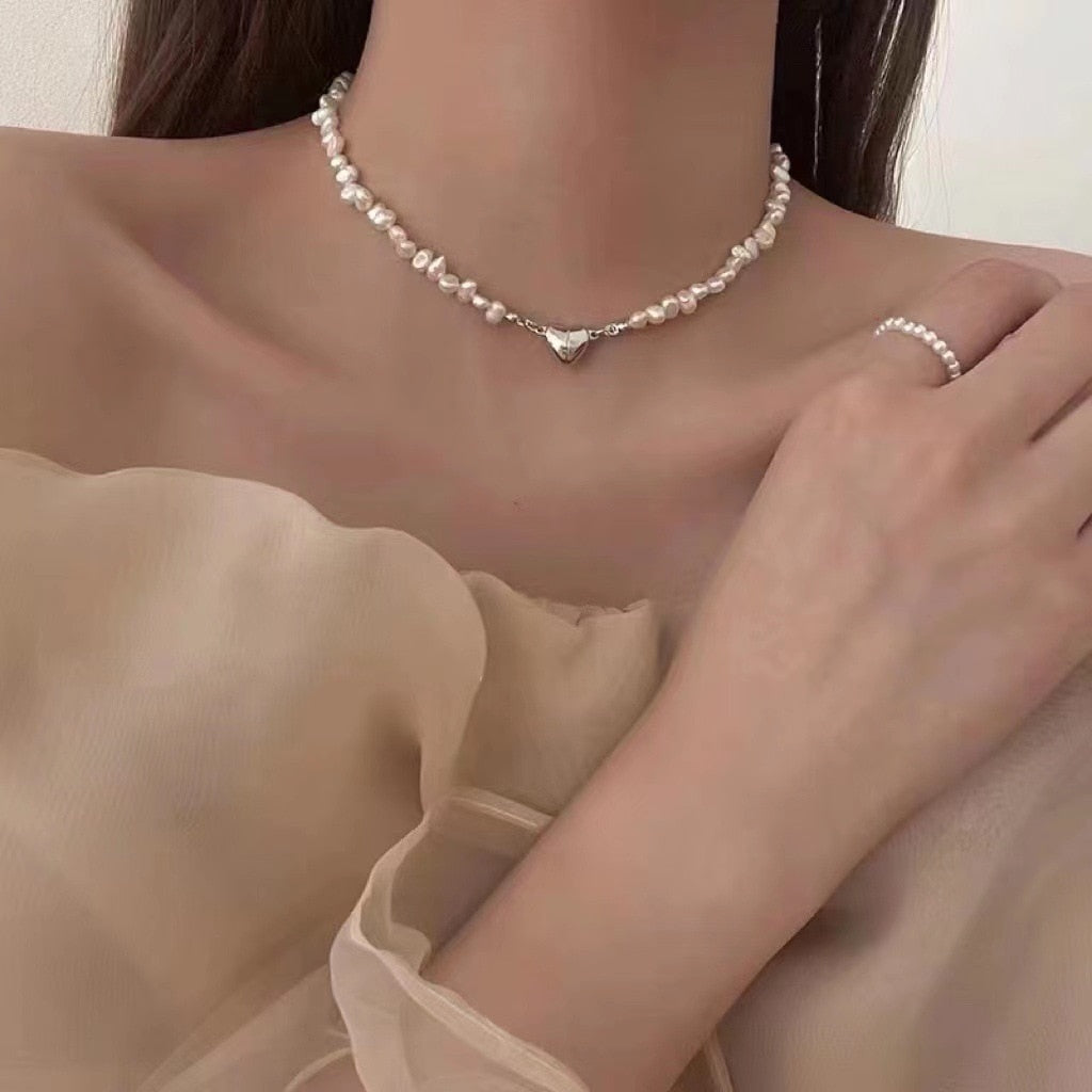 Peris Gems 12 Dainty Pearl Flower Choker Necklace for Women | Gold Pearl Necklaces Dainty Pearl Flower Choker Necklace for Women Gold Necklaces SHEIN Amazon Temu