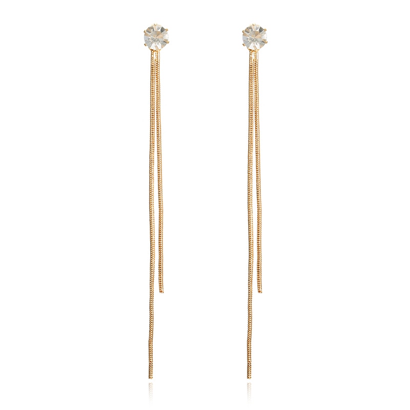 Peris Gems 12 Elegant Long Tassel Earrings for Women | Gold Silver Diamond Earrings SHEIN Amazon Temu