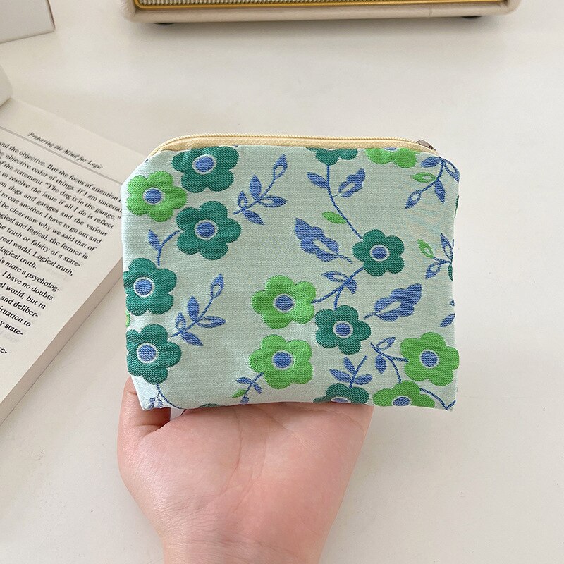 Peris Gems 12 Floral Canvas Small Zipper Coin Purse for Women | Lipstick Bags Floral Canvas Small Zipper Coin Purse for Women SHEIN Amazon Temu