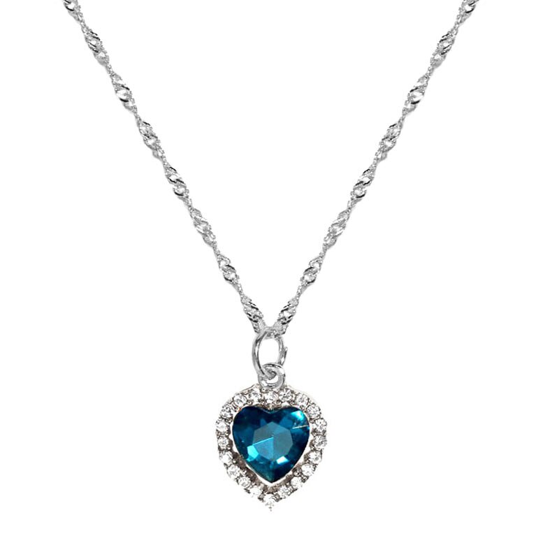 Peris Gems 12 Shiny Heart Crystal Pendant Necklace for Women | Gold Love Necklace Shiny Heart Crystal Pendant Necklace | Gold Love Necklace SHEIN Amazon Temu
