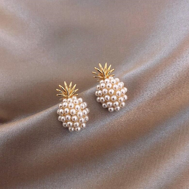 Peris Gems 13 Geometric Gold Pearl Stud Earrings for Women | Gold Bohemian Wedding Earrings Geometric Gold Pearl Stud Earrings for Women SHEIN Amazon Temu